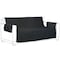 Cover Bonanza Indoor Sofa Slipcover, Black/Charcoal, 68"Wx21"Dx25"H 51-003-013801-EC - alternate 1